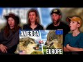 Graham Family Reacts To 3 American VS 3 European Animals