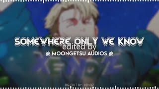 Download lagu Keane - Somewhere Only We Know | Edit Audio mp3
