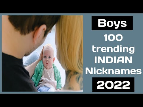 Nick Name for baby boys | Indian Nicknames | best trending Nicknames for baby boy