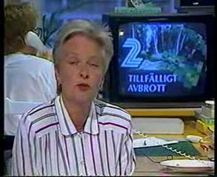 Extra Aktuellt efter strömavbrottet 1990-06-12