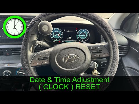 2023 HYUNDAI BAYON - Date & Time adjustment