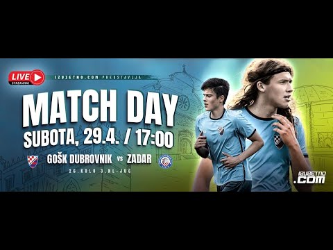 GOŠK Dubrovnik 1919 - Zadar (26. kolo 3. NL - jug)