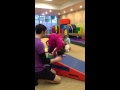 Maia Gymnastics Demo Jan 2015 Forward Roll NY Kids Club