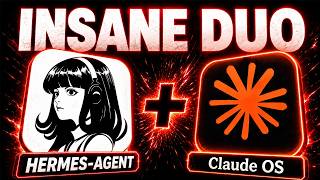 Claude + Hermes Agent OS is WILD!