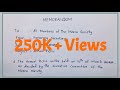 How To Write A Memorandum Nifty S English Niftysenglish