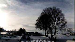 preview picture of video 'Brampton Timelapse 29th January 2015 - Snow'