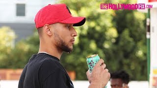 Ben Simmons Is Asked About Texting Tinashe At The Club With Kendall Jenner While Fueling Up