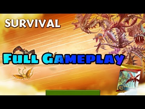 NEW SURVIVAL GAUNTLET Full Gameplay - Dragons: Rise of Berk