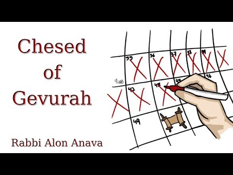 Chesed of Gevurah - Counting the Omer - "Say NO from Love..." - Rabbi Alon Anava