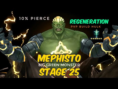 Hulk L72 with Regeneration|| 10% Pierce-  Mephisto Stage 25| MFF