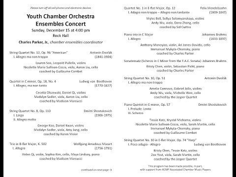 2019 12 15 4pm CGYM Winter Concert   4  Mozart Trio K  502