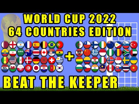 Beat the Keeper World Cup 64 Countries Marble Race Tournament / Marble Race King