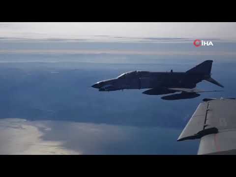 Hava Kuvvetlerinden Karadeniz’in uluslararası hava sahasında eğitim