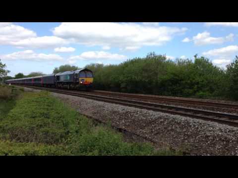 DRS 66425 At Tiverton - 5V47 Derby - Laira T.& R.S.M.D.