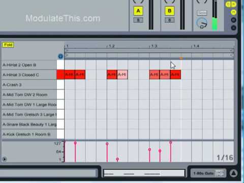 Ableton Live 8: How to Use the Step-Sequencer