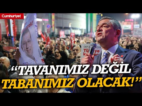 Özgür Özel in Güngören: 44 percent will be our floor, not our ceiling!