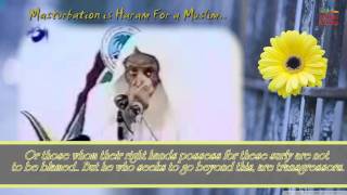 Arabic Lecture Eng Sub..Masturbation is Haraam For A Muslim By Sheikh Uthaymeen