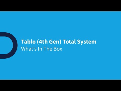 Tablo 4th Gen Total System - Module 1 - Unboxing Your Tablo and What You Need to Get Set Up