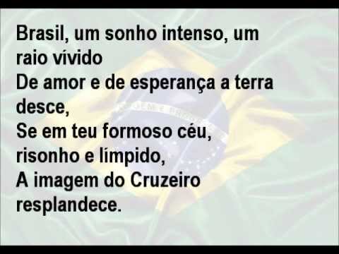 Hino Nacional Brasileiro Oficial - Cantado com letra