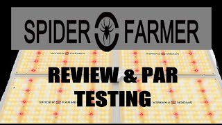 Spider Farmer SF1000, SF2000, SF4000 Grow Light Par Testing + Review