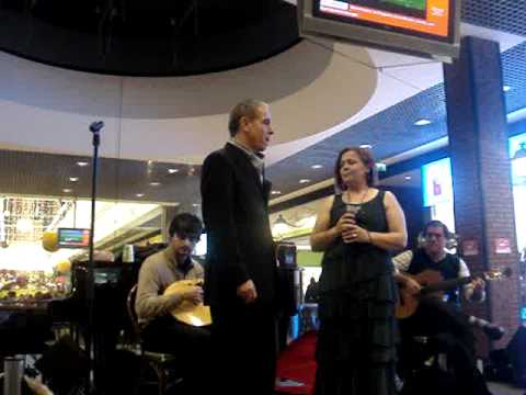 FILOMENA SOUSA COM FILOMENO SILVA NUMA NOITE DE FADO NO PARQUE NASCENTE