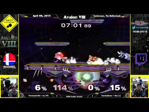 Avalon VIII - ProsmasherTim + Ice Vs DancingQueen + Sixx - SSBM Doubles Grand Final