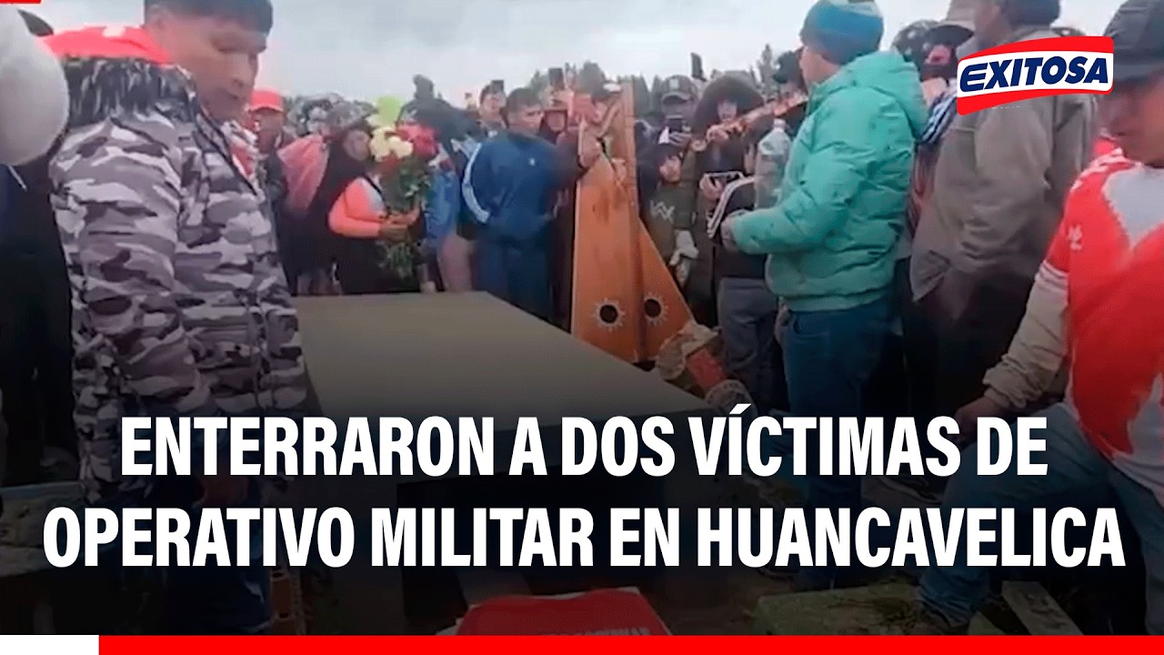 🔴Víctimas de operativo militar en Huancavelica fueron enterrados: Familiares exigen perdón al Estado