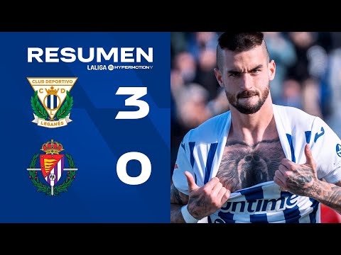 📹 RESUMEN | CD Leganés 3-0 Real Valladolid | J21 | LALIGA Hypermotion