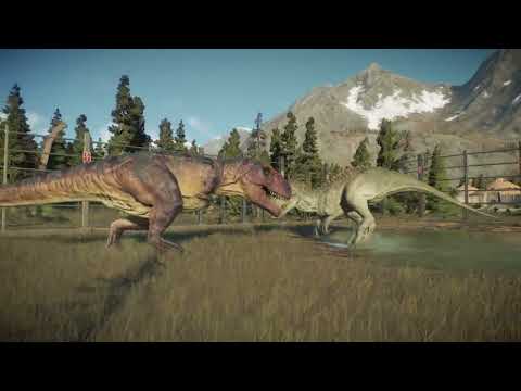 Giganotosaurus VS Indominus Rex - Jurassic World Evolution 2