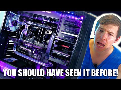 He DIDNT CLEAN His Water Cooled PC in 4 YEARS! This Is How We SAVED It