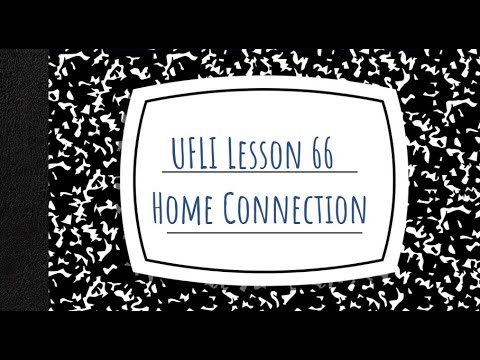 UFLI Home Connection Lesson 66