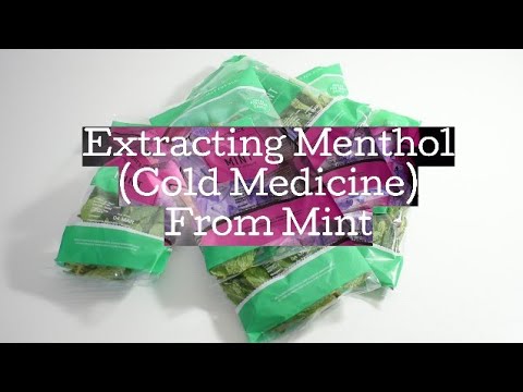 Extracting Menthol From Mint Leaves *RE-UPLOAD*