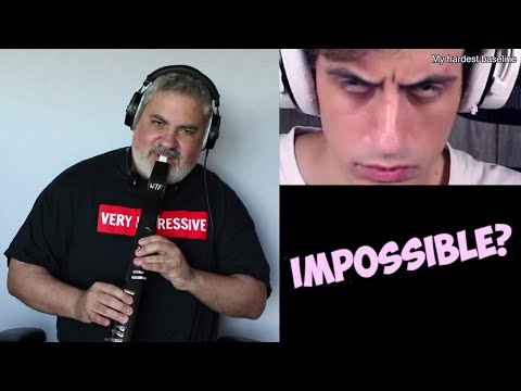 Davie504 Hardest Impossible Bassline – on EWI flute??