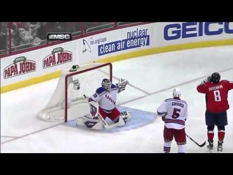 Alex Ovechkin rips wrister, beats Lundqvist 11/25/11
