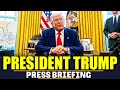 LIVE President Donald Trump Press Briefing US UK Trade Deal USA America China Tariffs