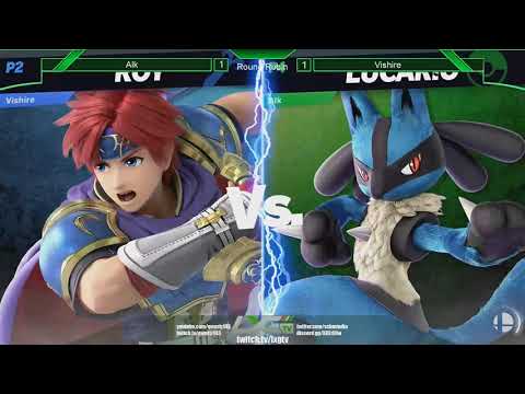 Vishire (Roy) vs Alk (Lucario) - Smash Ultimate @ LXG 3