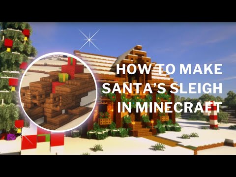 Ultimate Minecraft Santa Sleigh Tutorial