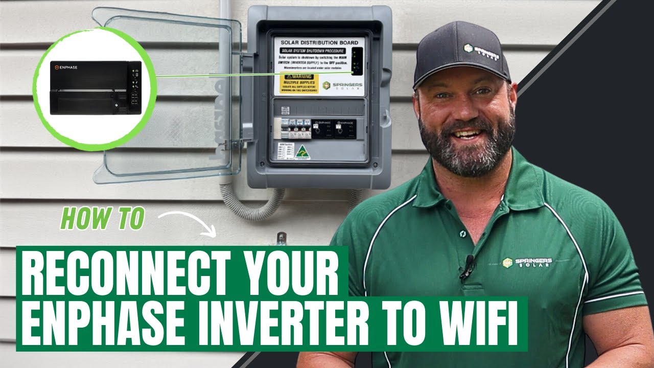 How to Reconnect Your Enphase Envoy Inverter to WiFi