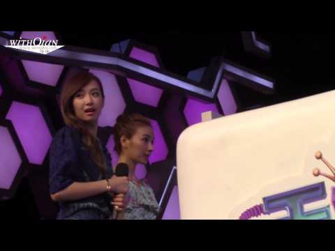 [Fancam][陪伴独家]130723快乐大本营录制花絮 Victoria f(x)