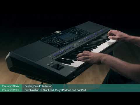 PSR-SX900 - Voice & Style Demonstration: FantasyFox (Entertainer)