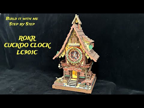 ROKR Cuckoo Clock LC901C | Build It with Me – Step by Step! 🕰️