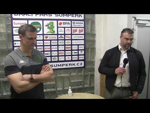 24. kolo 2021/2022: Šumperk - Sokolov 3:5, trenéři