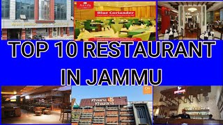 TOP 10 RESTAURANT IN JAMMU