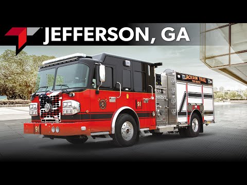 Jefferson, Georgia, Toyne Pumper Fire Apparatus Delivery