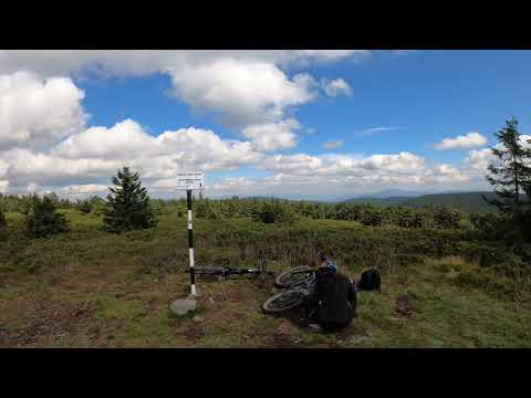 Pe varful Saca, cel mai inalt varf din muntii Gurghiu