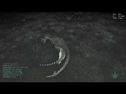 Utah vs Allo-1v1-night fight-The Isle Gameplay