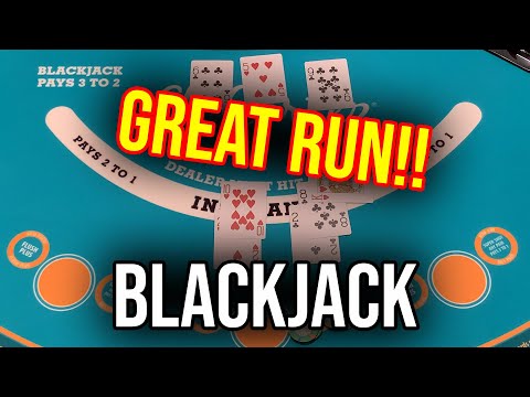HUGE BLACKJACK HITS!! GREAT RUN ON BLACKJACK!!
