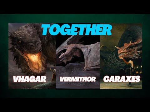Vhagar, Caraxes & Vermithor on same side | 4th Dornish War