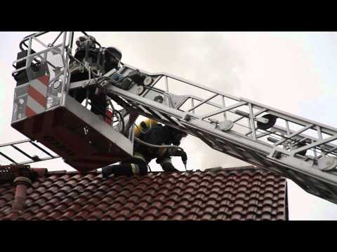 Dachstuhlbrand in Höchberg 05. Juni 2011