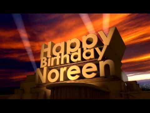 Happy Birthday Noreen